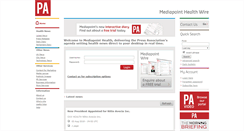 Desktop Screenshot of mediapointhealth.press.net