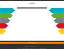 Tablet Screenshot of press.biz